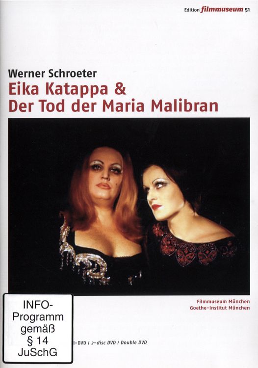 Produktbild: Eika Katappa/Der Tod der Maria Malibran - Edition Filmmuseum [2 DVDs]