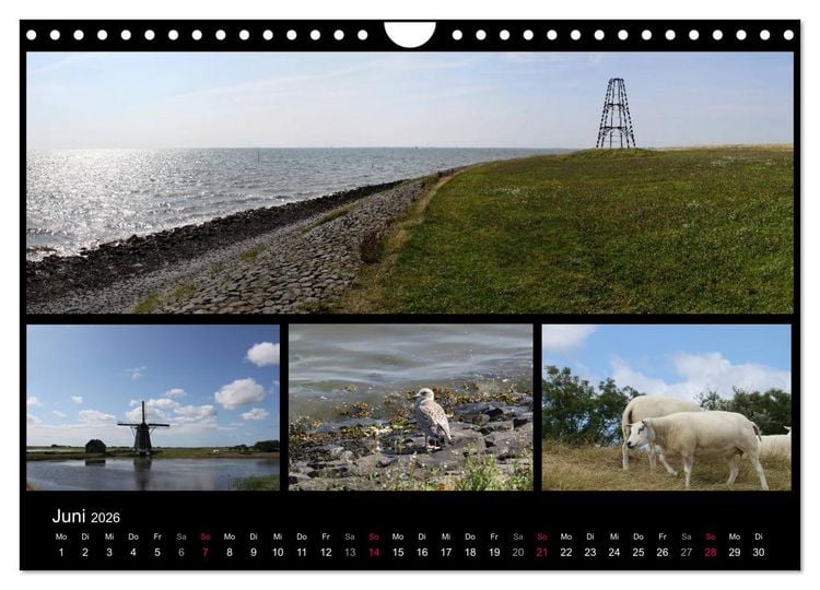 Produktbild: Texel, eine Perle Hollands (Wandkalender 2026 DIN A4 quer), CALVENDO Monatskalender