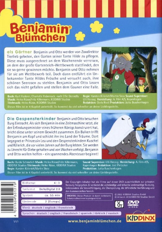 Produktbild: Benjamin Bl&uuml;mchen - Als G&auml;rtner/Die Gespensterkinder