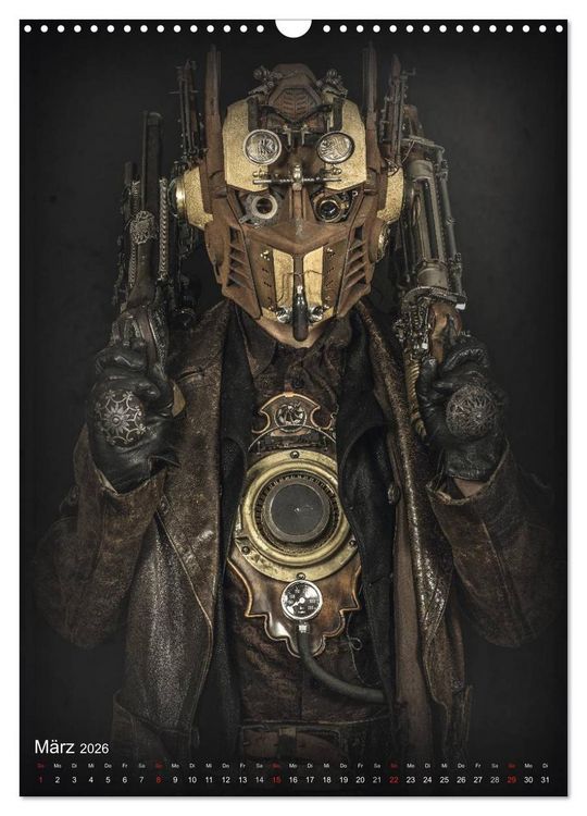 Produktbild: Steampunk Artwork (Wandkalender 2026 DIN A3 hoch), CALVENDO Monatskalender