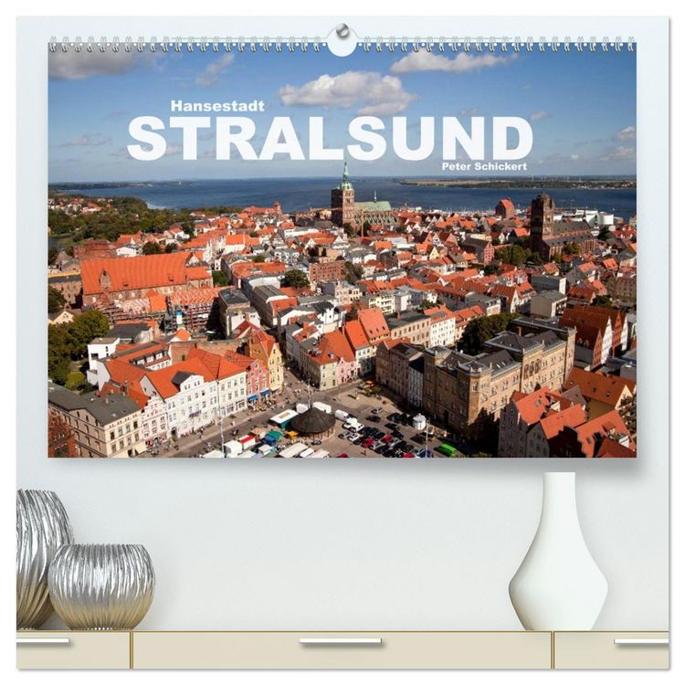 Produktbild: Hansestadt Stralsund (hochwertiger Premium Wandkalender 2026 DIN A2 quer), Kunstdruck in Hochglanz