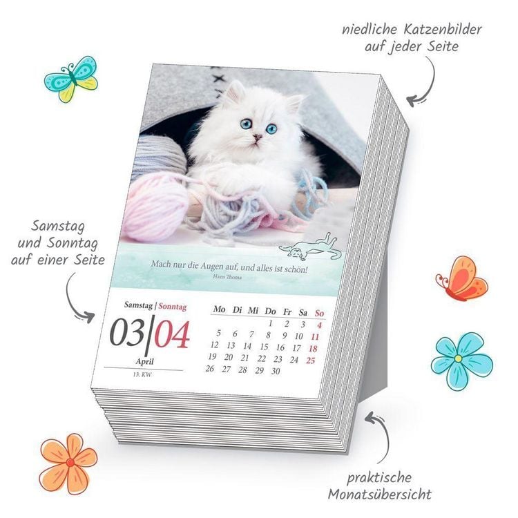 Produktbild: TR&Ouml;TSCH - Abrei&szlig;kalender Katzen 2027