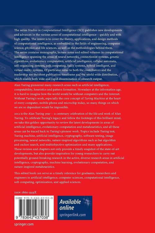 Produktbild: Artificial Intelligence, Evolutionary Computing and Metaheuristics