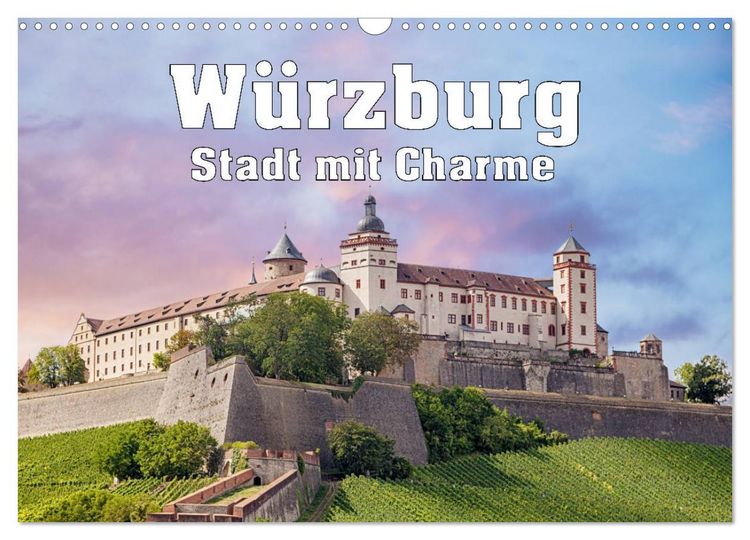 Produktbild: W&uuml;rzburg - Stadt mit Charme (Wandkalender 2026 DIN A3 quer), CALVENDO Monatskalender