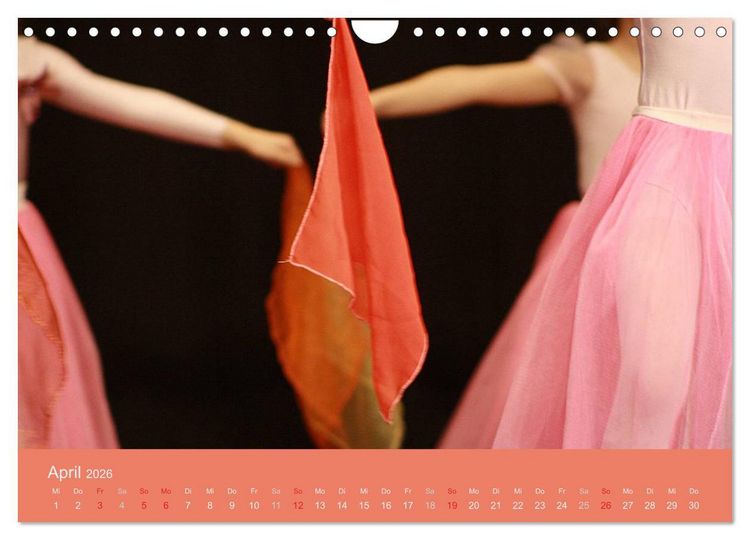 Produktbild: M&auml;dchentr&auml;ume - Ballett und Tanz (Wandkalender 2026 DIN A4 quer), CALVENDO Monatskalender