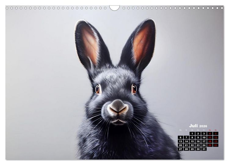 Produktbild: Only Black (Wandkalender 2026 DIN A3 quer), CALVENDO Monatskalender