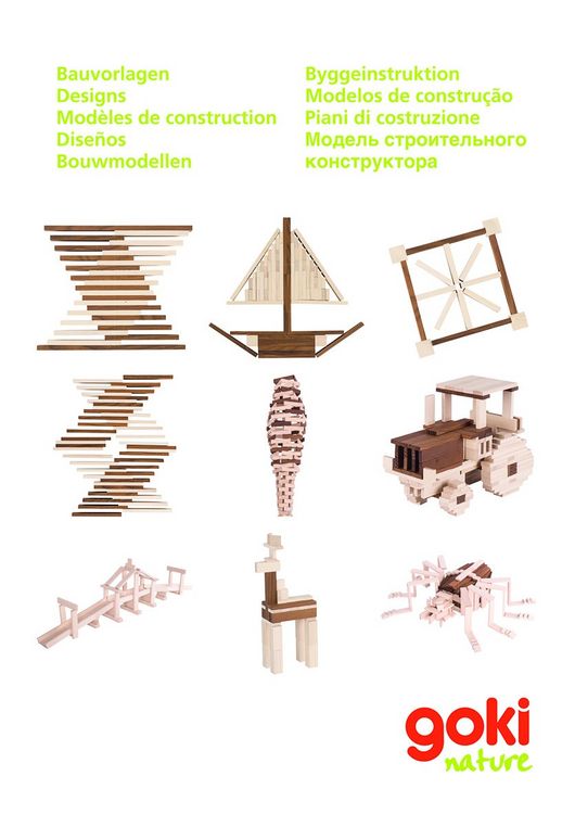 Produktbild: goki nature Bausteine nature II, Holzbausteine