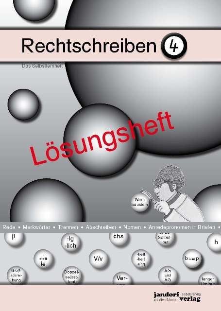 Produktbild: Rechtschreiben Band 4 (Lösungsheft)