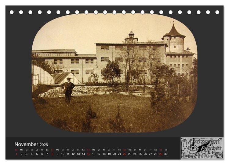 Produktbild: Lebensr&auml;ume um 1900 (Tischkalender 2026 DIN A5 quer), CALVENDO Monatskalender