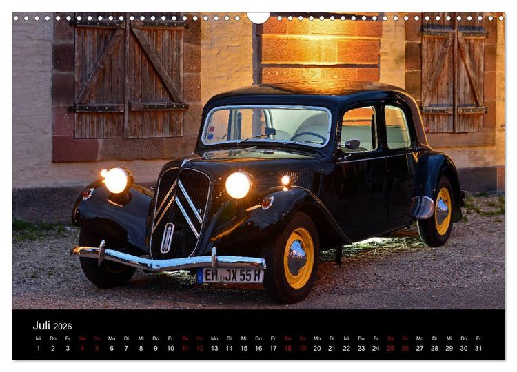Produktbild: Citro&euml;n 11CV Traction Avant (Wandkalender 2026 DIN A3 quer), CALVENDO Monatskalender