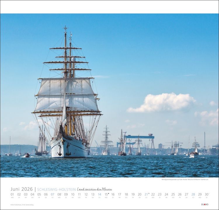 Produktbild: Schleswig-Holstein Edition Kalender 2026 - Land zwischen den Meeren