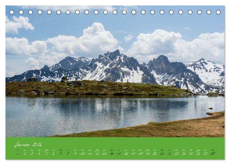Produktbild: Le long de la Clar&eacute;e, une rencontre avec la nature (Calendrier de bureau 2026 DIN A5 vertical), CALVENDO calendrier mensuel