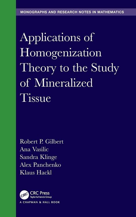 Produktbild: Applications of Homogenization Theory to the Study of Mineralized Tissue