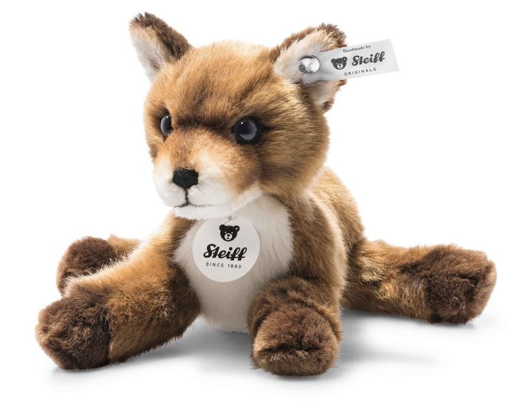 Produktbild: Steiff 074035 - Foxy Baby-Fuchs, liegend, Pl&uuml;sch, 19 cm