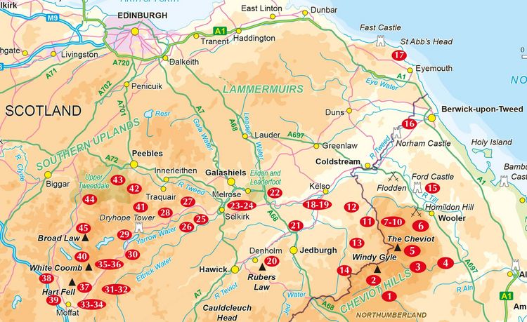 Produktbild: Walking in the Scottish Borders