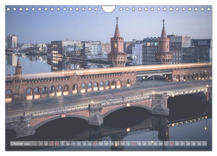 Produktbild: Berlin Citylights (Wandkalender 2026 DIN A4 quer), CALVENDO Monatskalender