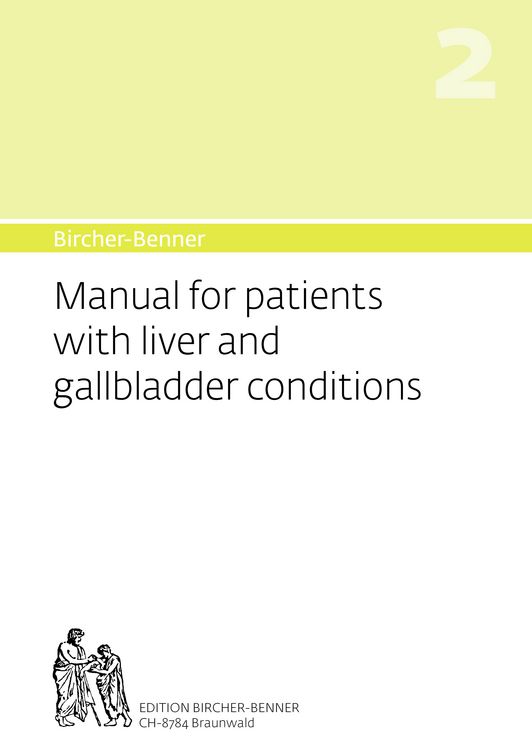 Produktbild: Bircher-Benner 2 Manual for patients with liver and gallbladder conditions