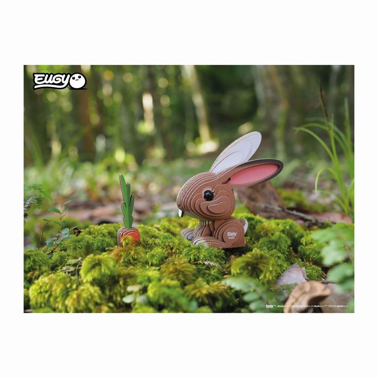 Produktbild: EUGY - 3D Bastelset Hase