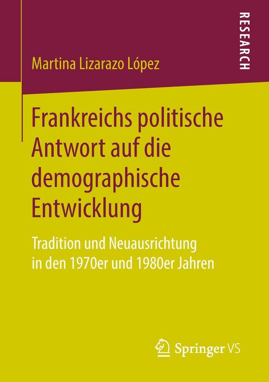 Produktbild: Frankreichs politische Antwort auf die demographische Entwicklung