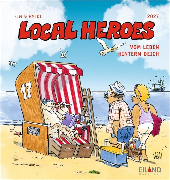 Produktbild: Local Heroes Postkartenkalender 2027 - Vom Leben hinter&acute;m Deich