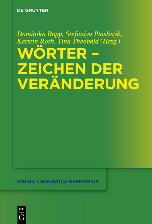 Produktbild: W&ouml;rter &ndash; Zeichen der Ver&auml;nderung
