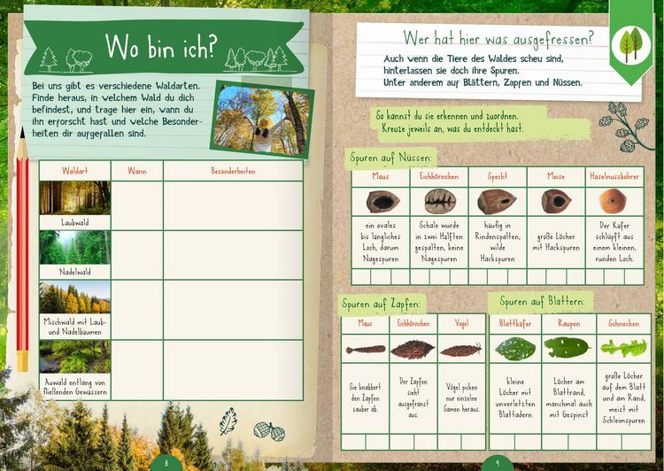 Produktbild: Naturforscher-Kids &ndash; Mitmach-Buch f&uuml;r unterwegs