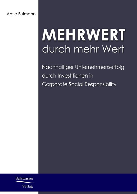 Produktbild: Mehrwert durch mehr Wert