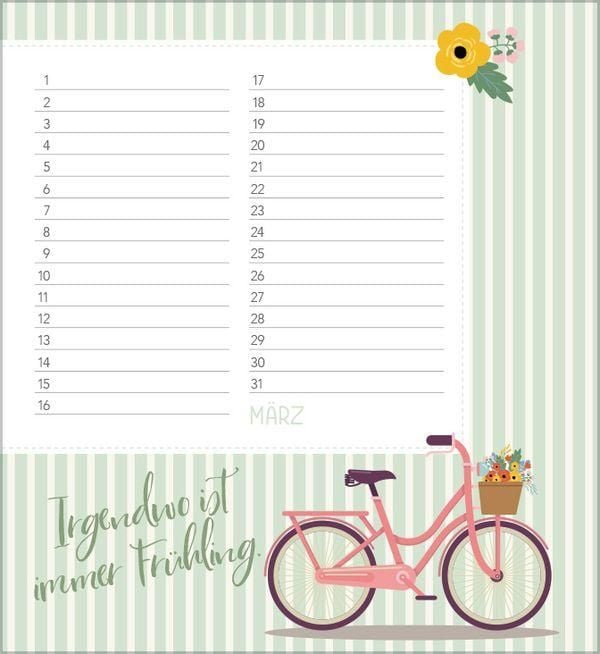 Produktbild: Geburtstagskalender Happy Mind