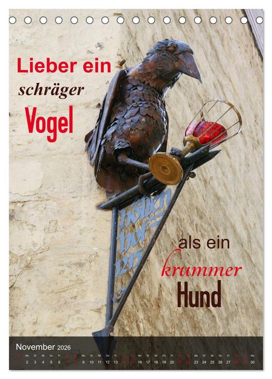 Produktbild: Lebensfreude in harten Zeiten (Tischkalender 2026 DIN A5 hoch), CALVENDO Monatskalender