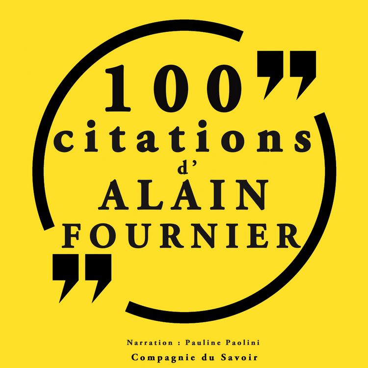 Produktbild: 100 citations d'Alain Fournier