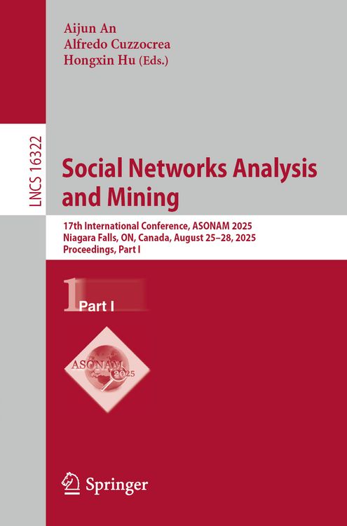 Produktbild: Social Networks Analysis and Mining