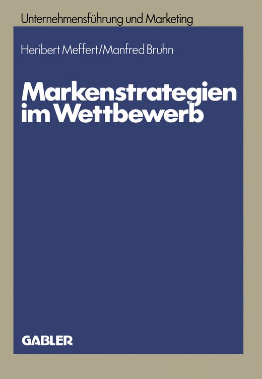 Produktbild: Markenstrategien im Wettbewerb