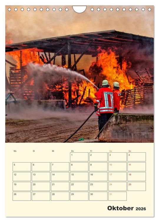 Produktbild: Feuerwehr - im Einsatz weltweit (Wandkalender 2026 DIN A4 hoch), CALVENDO Monatskalender