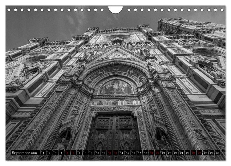 Produktbild: Toscana - monocromatico (Wandkalender 2026 DIN A4 quer), CALVENDO Monatskalender