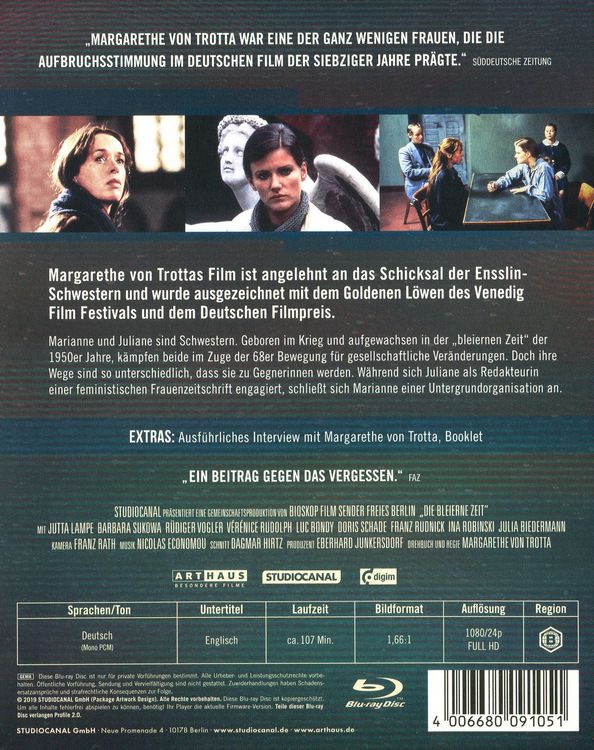 Produktbild: Die bleierne Zeit / Special Edition