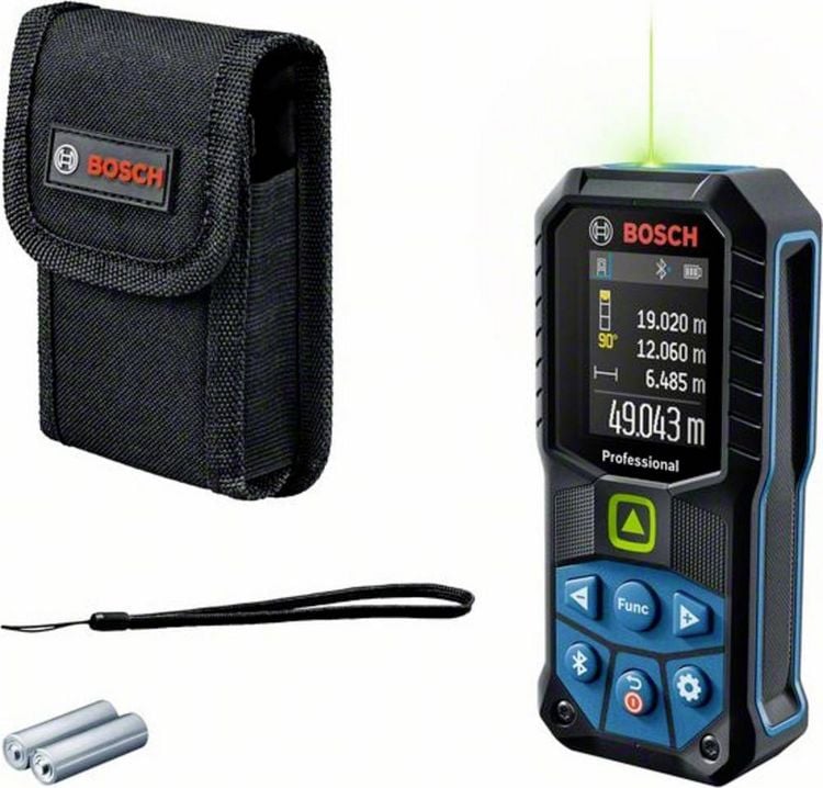 Produktbild: Bosch Professional GLM 50-27 CG Laser-Entfernungsmesser Bluetooth, Dokumentations-App, Stativadapter 6.3 mm (1/4") 50 m