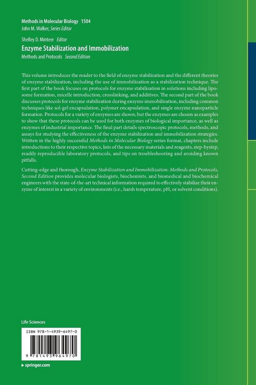 Produktbild: Enzyme Stabilization and Immobilization