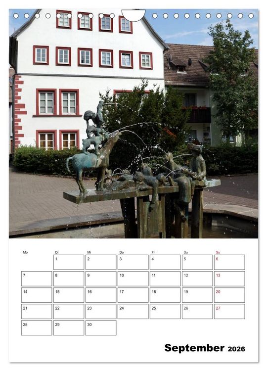 Produktbild: Mein Erfurt (Wandkalender 2026 DIN A4 hoch), CALVENDO Monatskalender