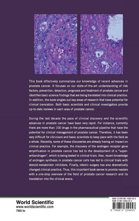 Produktbild: Recent Advances in Prostate Cancer