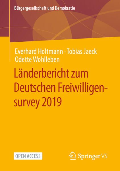 Produktbild: L&auml;nderbericht zum Deutschen Freiwilligensurvey 2019
