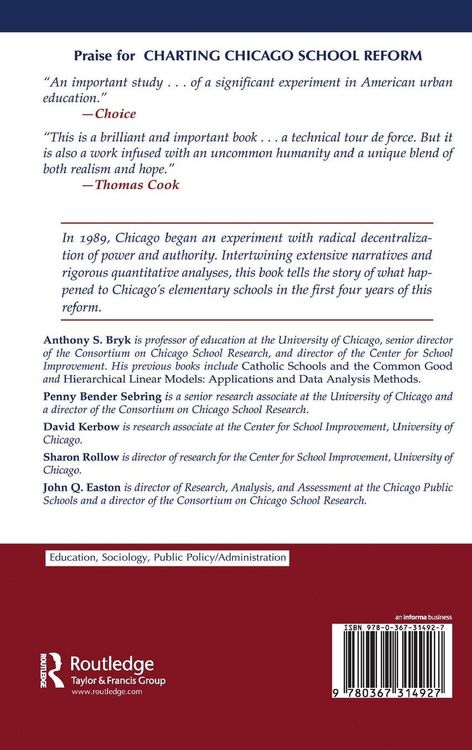 Produktbild: Charting Chicago School Reform