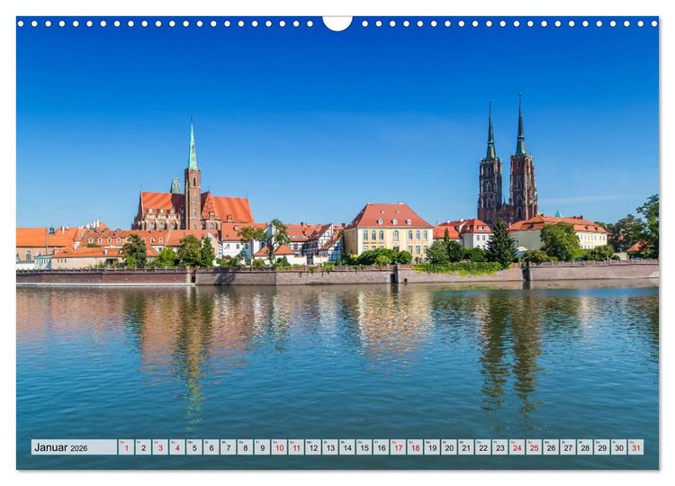 Produktbild: NIEDERSCHLESIEN Sommerliche Impressionen (Wandkalender 2026 DIN A3 quer), CALVENDO Monatskalender