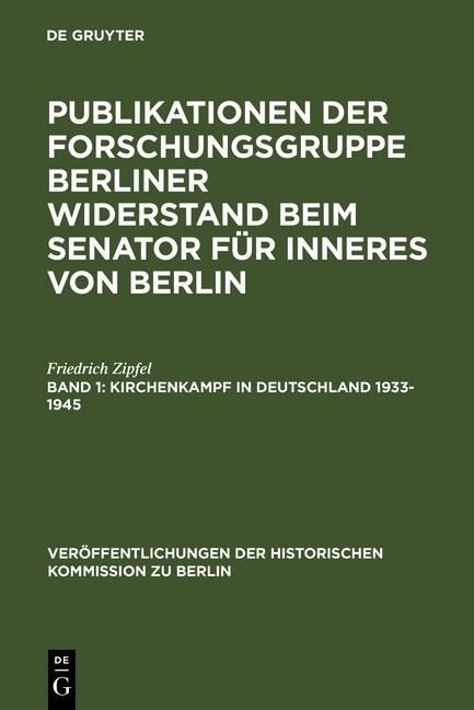Produktbild: Kirchenkampf in Deutschland 1933-1945