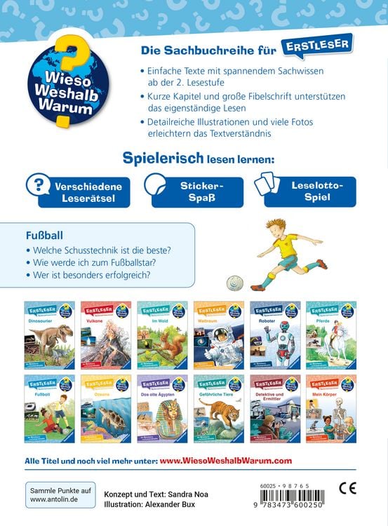 Produktbild: Wieso? Weshalb? Warum? Erstleser, Band 7 - Fu&szlig;ball