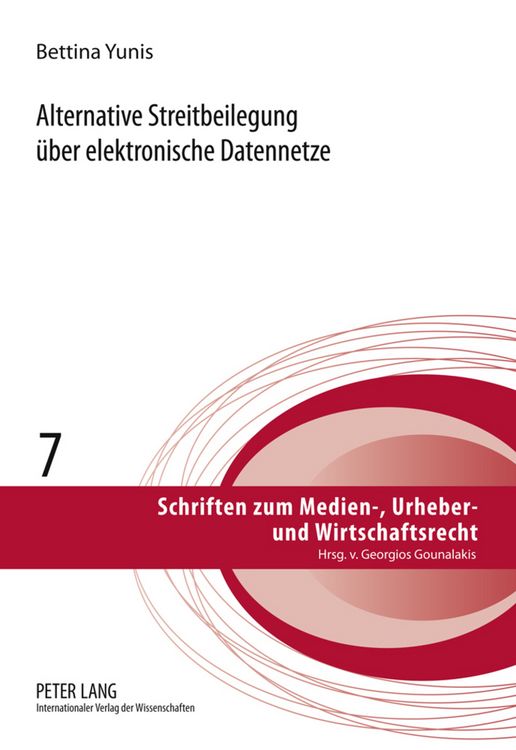 Produktbild: Alternative Streitbeilegung ueber elektronische Datennetze