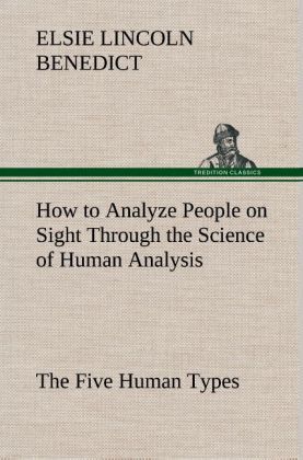 Produktbild: How to Analyze People on Sight Through the Science of Human Analysis: The Five Human Types