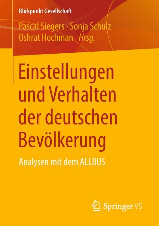 Produktbild: Einstellungen und Verhalten der deutschen Bev&ouml;lkerung