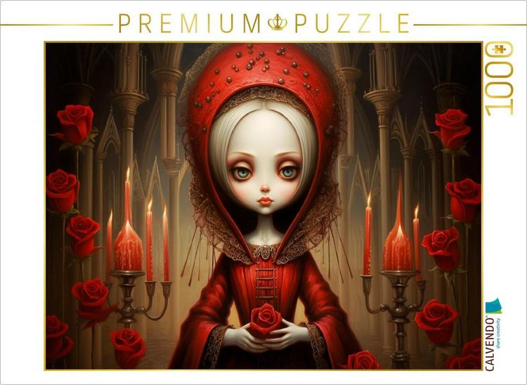 Produktbild: CALVENDO Puzzle Gothic Queen Surrealistische Illustrationen | 1000 Teile Lege-Gr&ouml;&szlig;e 64x48cm Foto-Puzzle f&uuml;r gl&uuml;ckliche Stunden