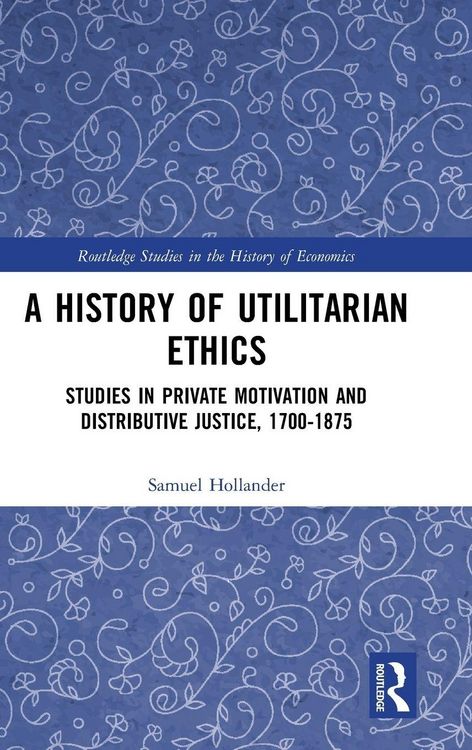 Produktbild: A History of Utilitarian Ethics