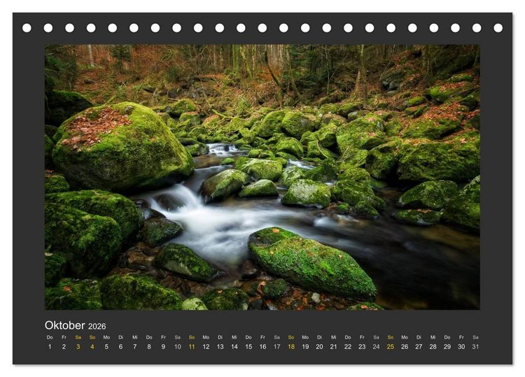 Produktbild: Poesie der Natur (Tischkalender 2026 DIN A5 quer), CALVENDO Monatskalender